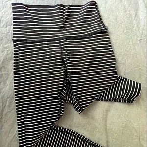 Lululemon Striped Running Tights